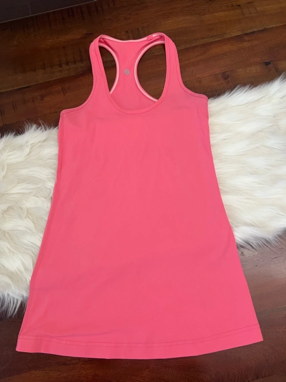 Lululemon Racerback Tank Top Size 4 Pink Reversible Buttery Soft Athletic